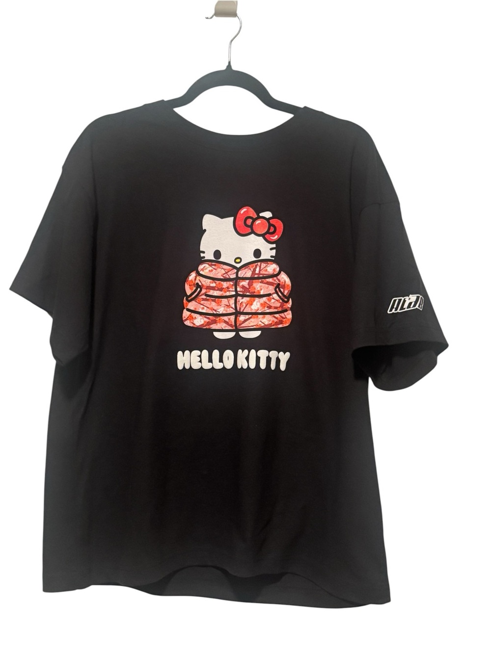Hello Kitty Black Tee with Red Graphic Shirt